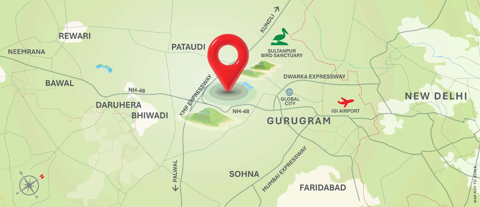Manesar Location & Arterial Route Map