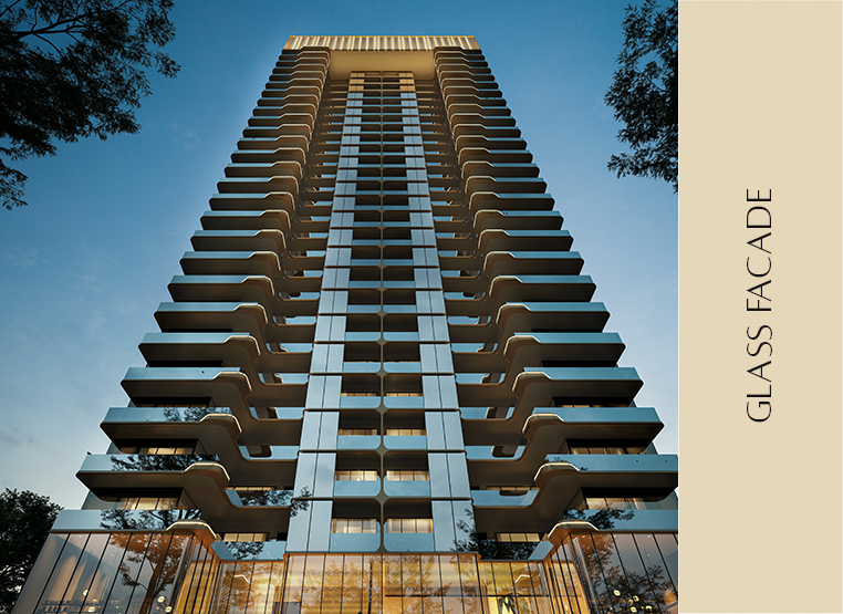 Couture Curved Glass Facade